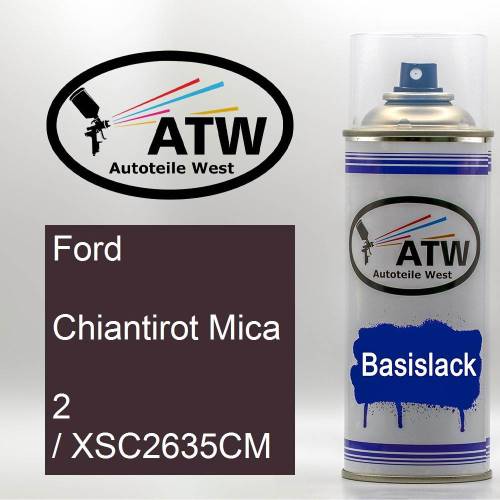 Ford, Chiantirot Mica, 2 / XSC2635CM: 400ml Sprühdose, von ATW Autoteile West.